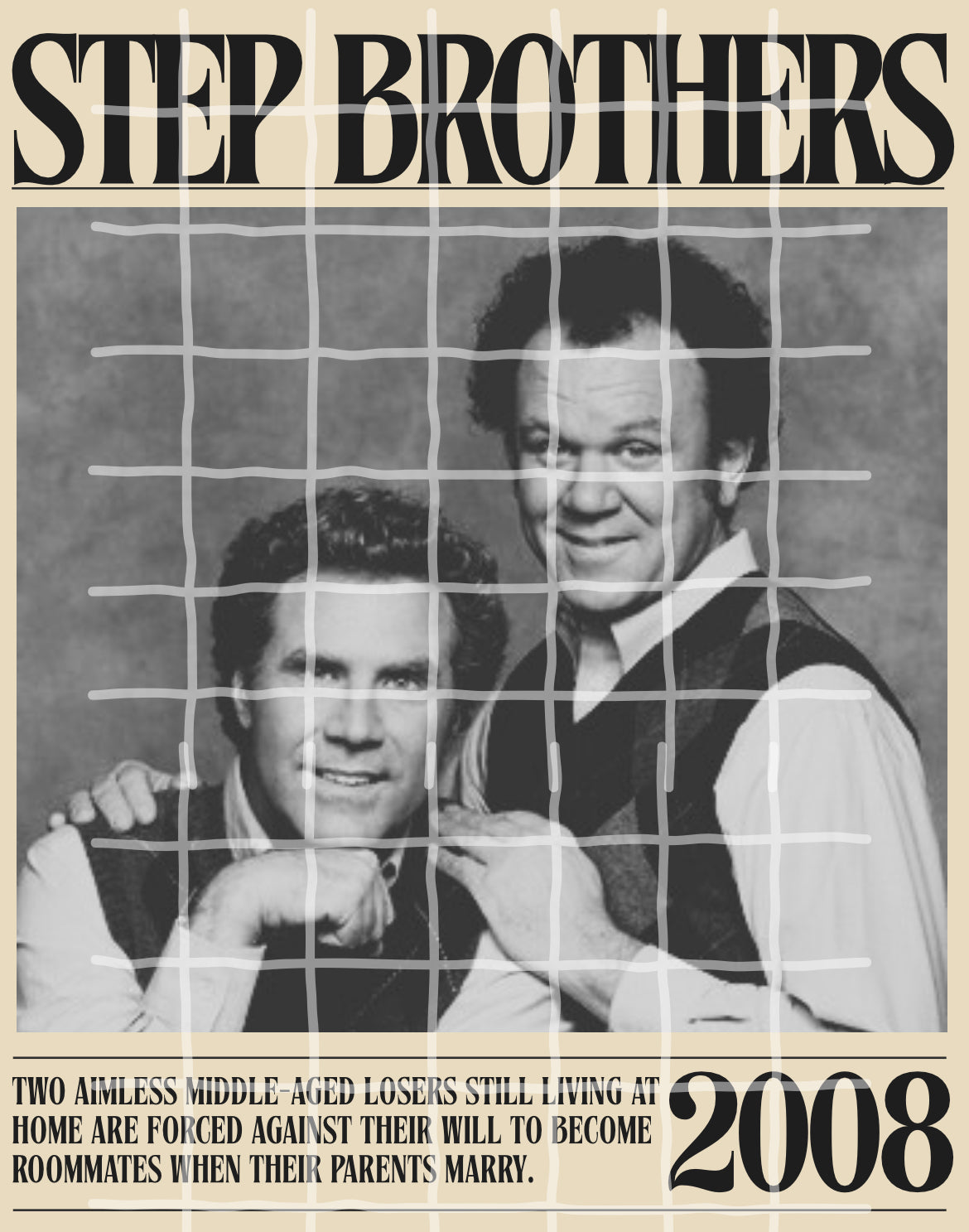 Step Bros PNG BW