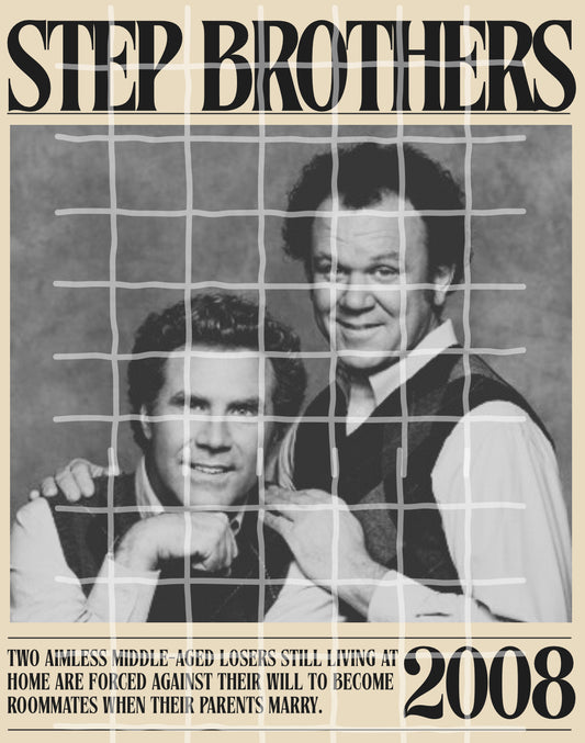 Step Bros PNG BW