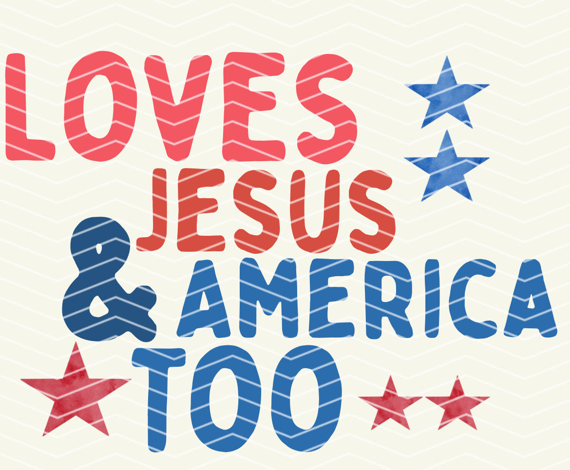 Jesus & America PNG