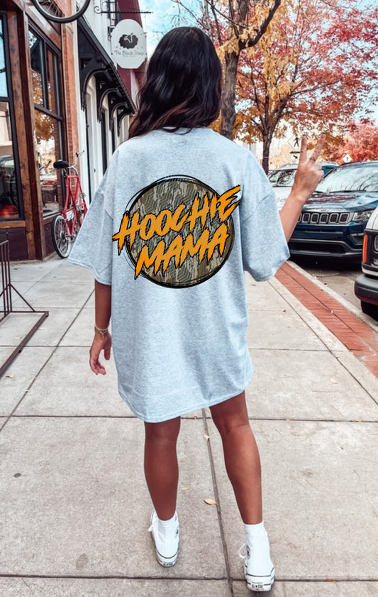 Hoochie Mama Hunter orange PNG