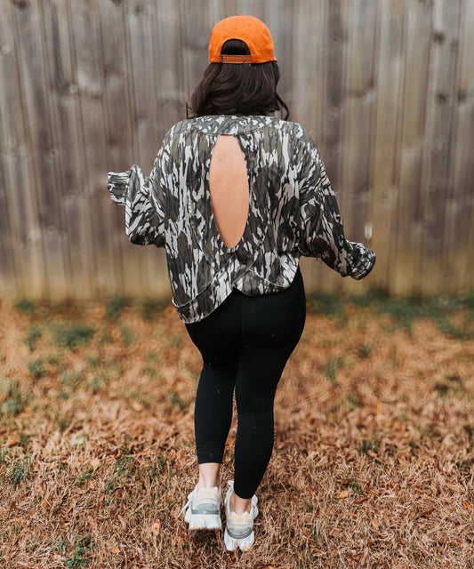 Camo cutout layer top
