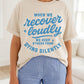 Recover Loud (2 PNGs and 2 pocket prints!)