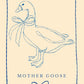 Vintage Mother Goose PNG