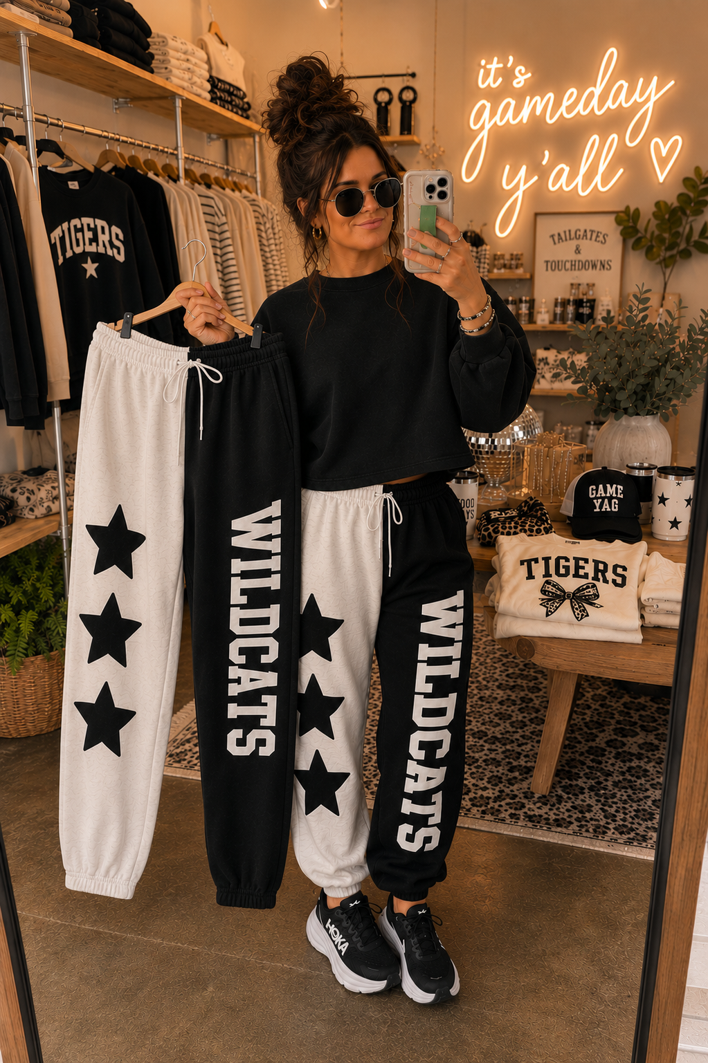 Two Tone Gameday Joggers / *Ships by (or before) August 14*
