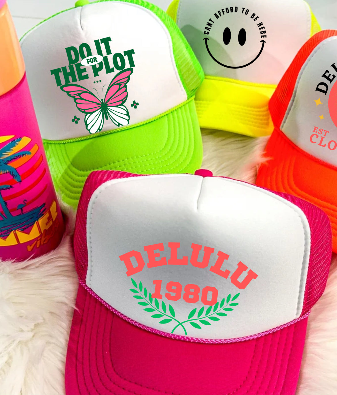 Neon Trucker Hats