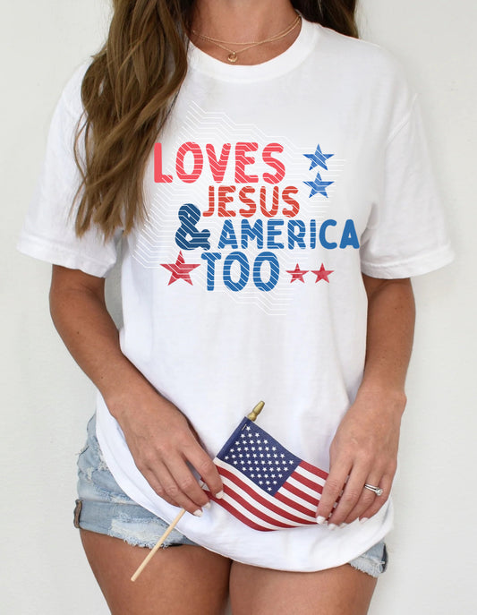 Jesus & America PNG