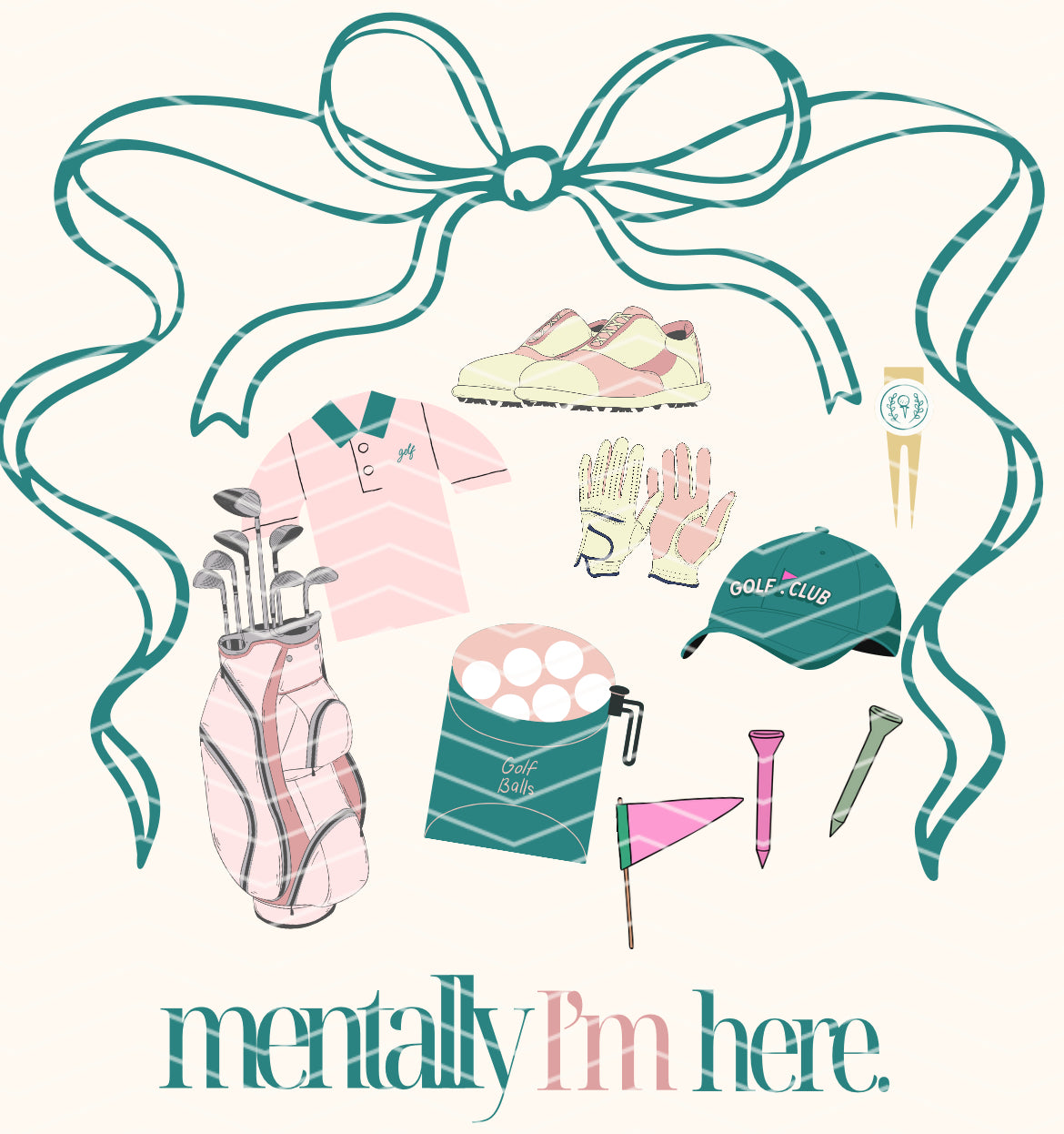 Mentally I’m here PNG Bundle
