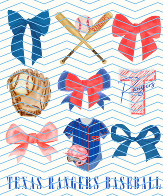 Rangers Baseball Coquette