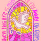 Stained Glass / fly away PNG