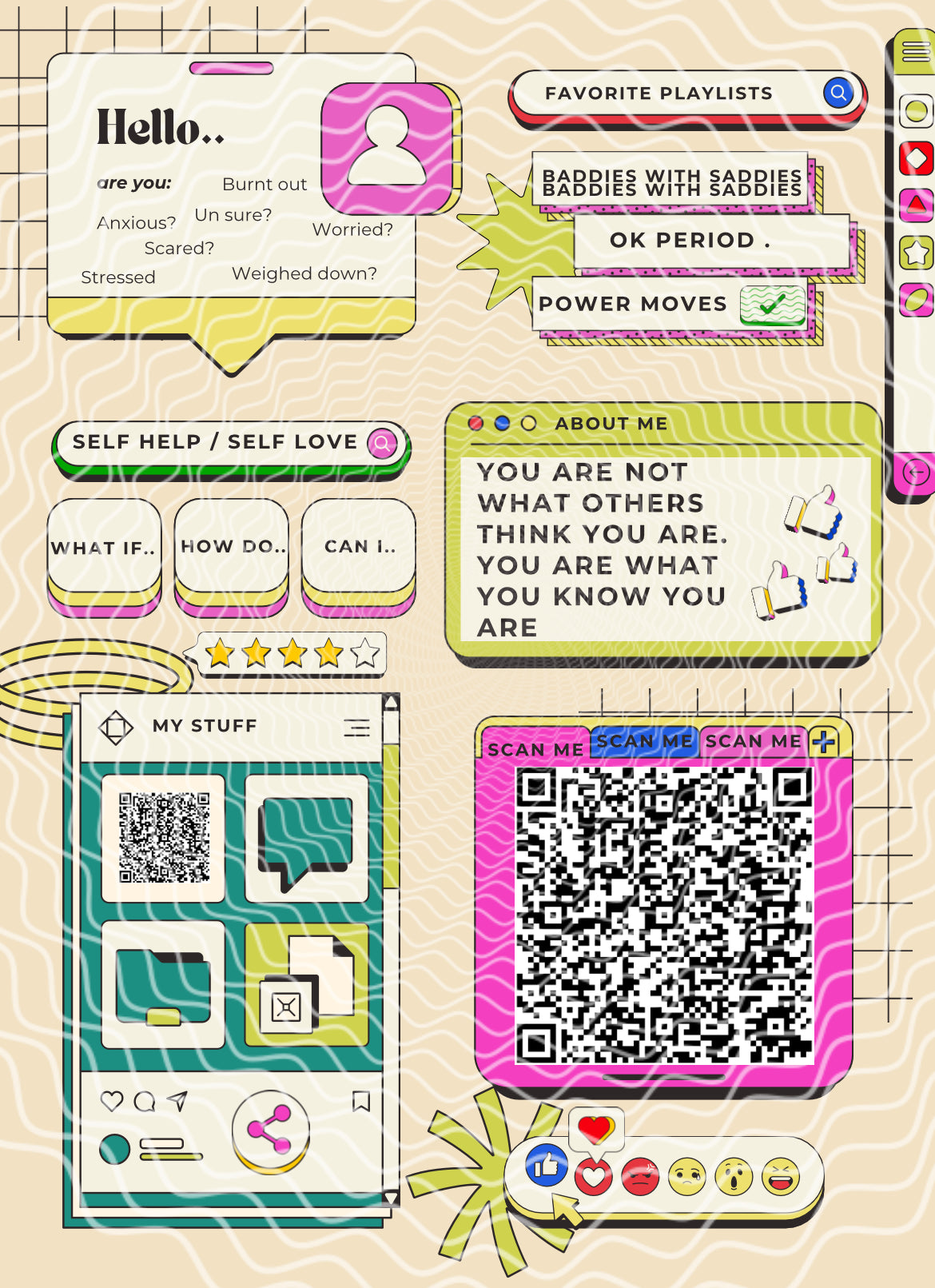 Mini Bundle QR CODE / self love