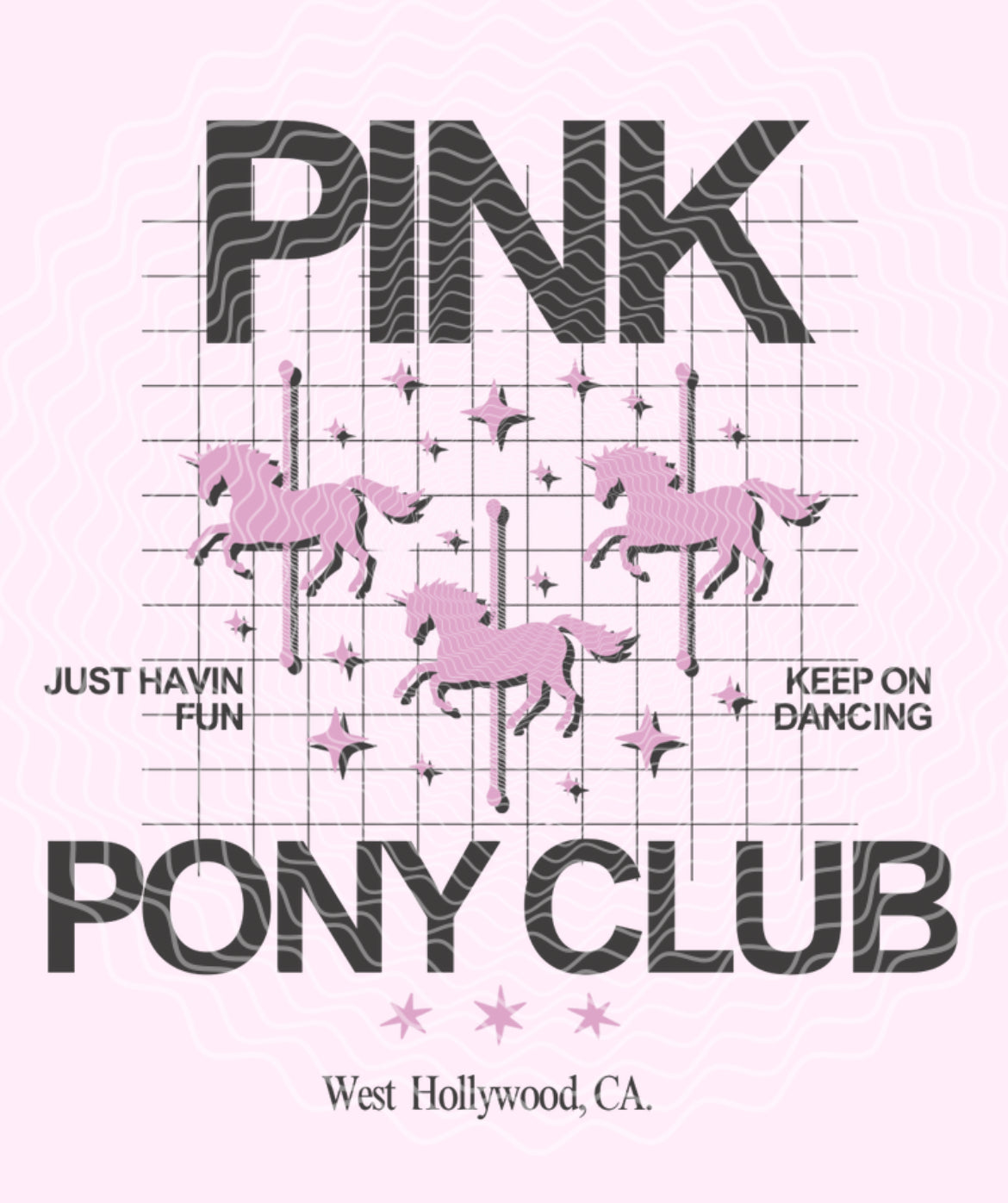 Pink Pony PNGs (3)