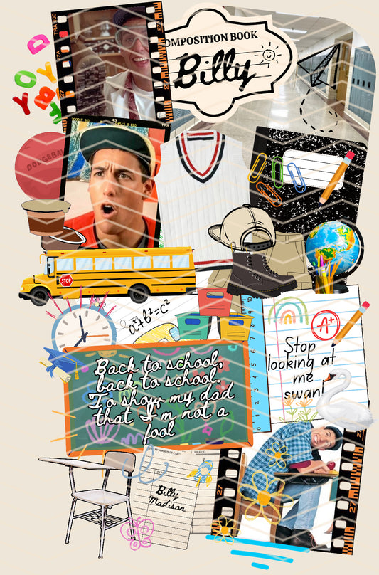 Billy Madison Collage PNG