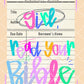 Girl read your Bible PNG