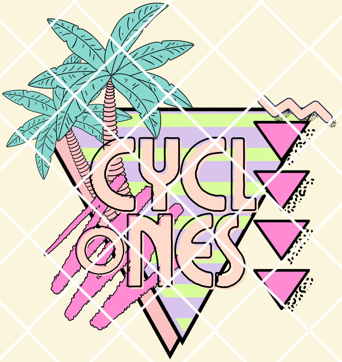Retro palm cyclones