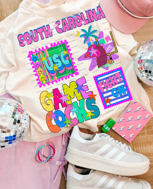 Gamecocks Preppy Collage