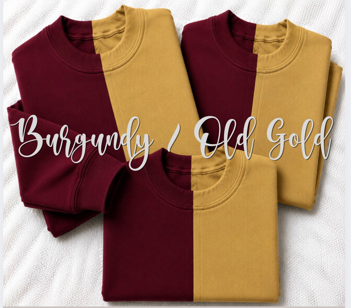 Split Color Crewnecks (WS)