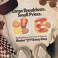Large breakfast PNG