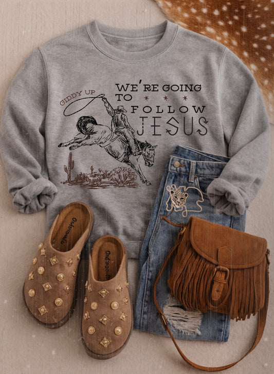 Giddy up x Follow Jesus PNG