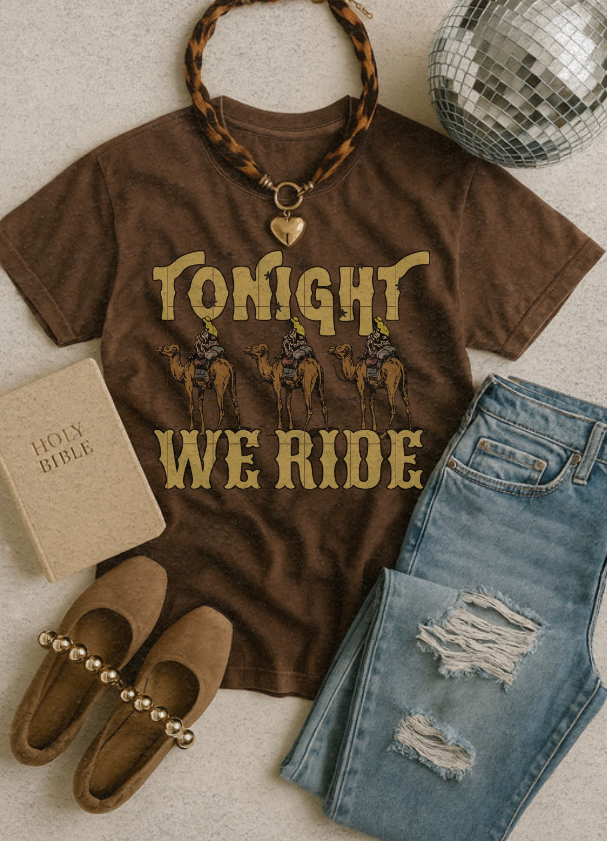 Tonight we ride (retro yellow PNG)