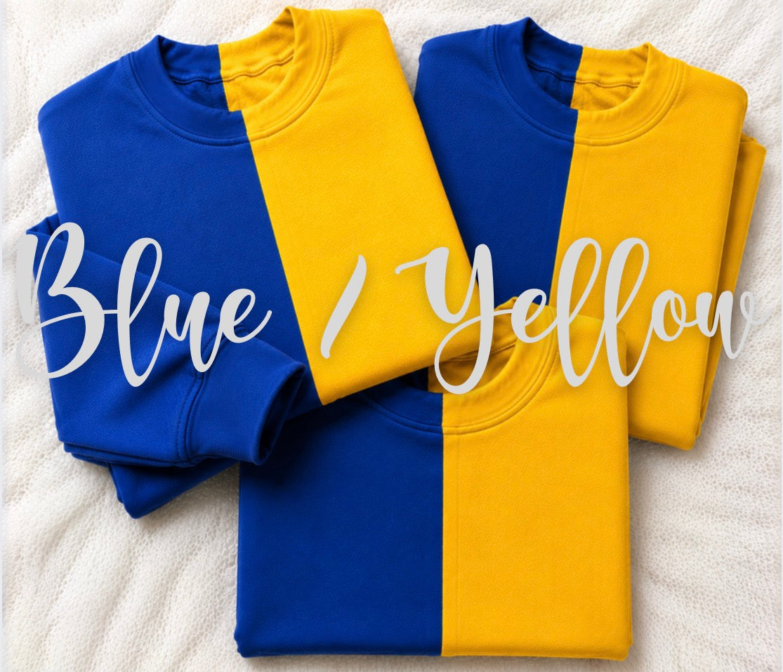Split Color Crewnecks (WS)
