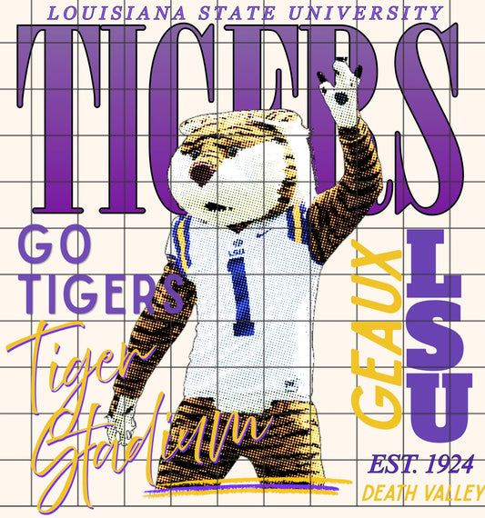 Tigers color pop PNG