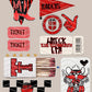 Red raider matchbox