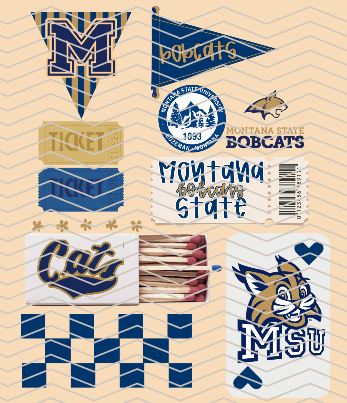 MSU CATS Matchbox Collage