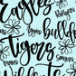 Preppy Script font CUSTOM PNG