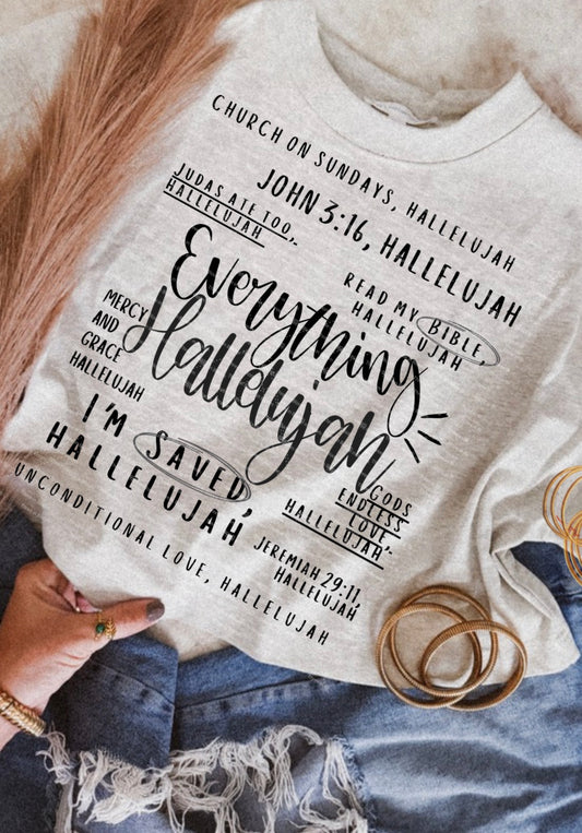 Everything Hallelujah Doodle PNG