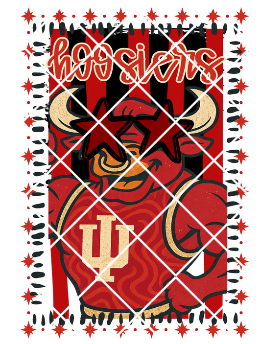 Mascot doodle Hoosier