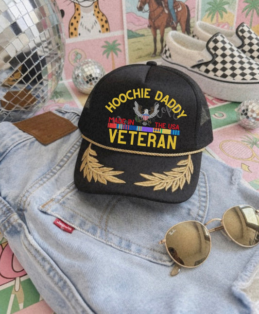 Hoochie Daddy Veteran (hat or shirt png)