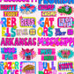 Preppy Doodle Bundle Collage