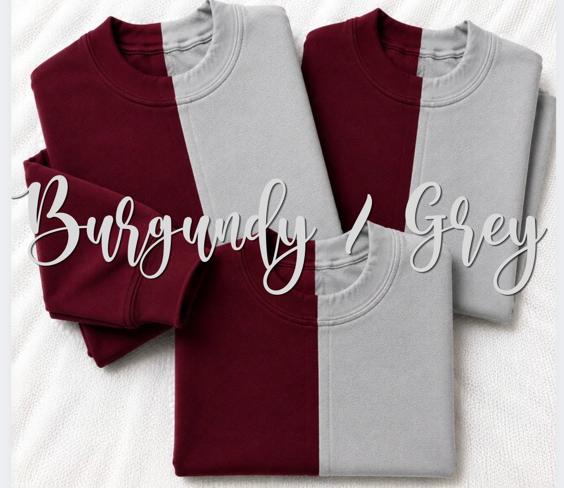 Split Color Crewnecks (WS)