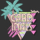 Retro Palm Cardinals