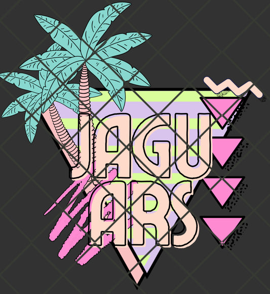 Retro Palm Jaguars