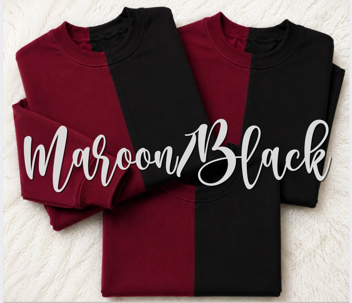 Split Color Crewnecks (WS)