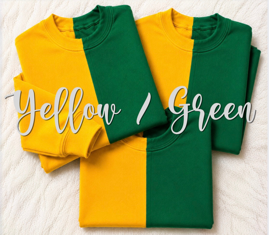 Split Color Crewnecks (WS)
