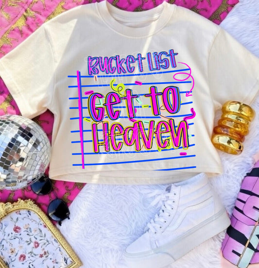 Bucket list
