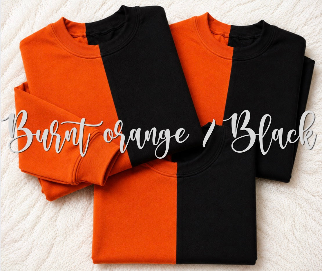 Split Color Crewnecks (WS)