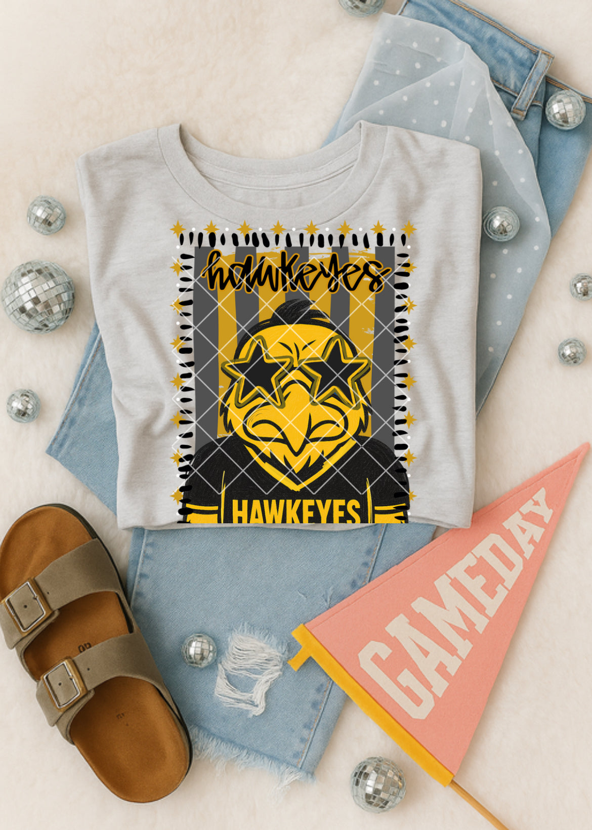 Mascot doodle Hawkeyes