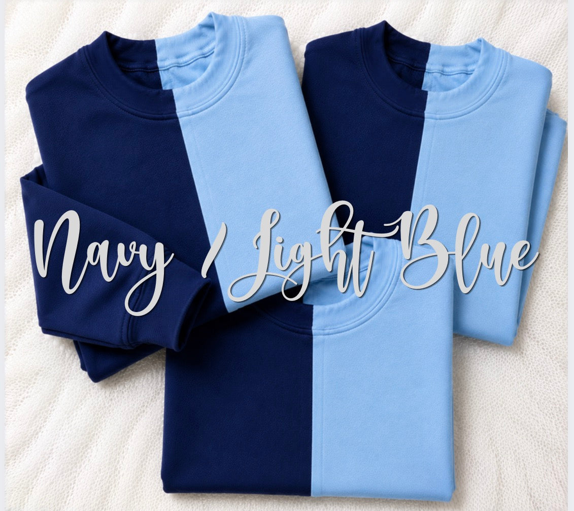 Split Color Crewnecks (WS)