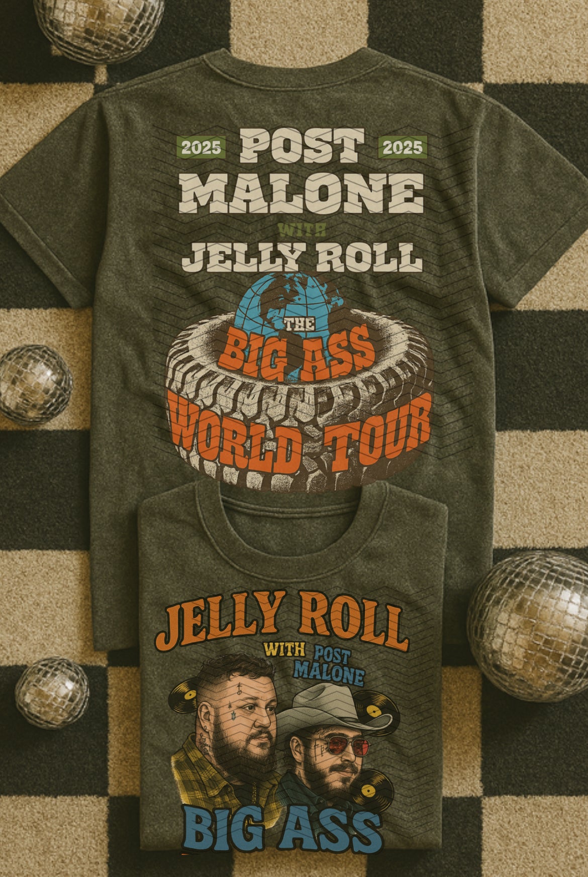 Big World Tour (back print) PNG