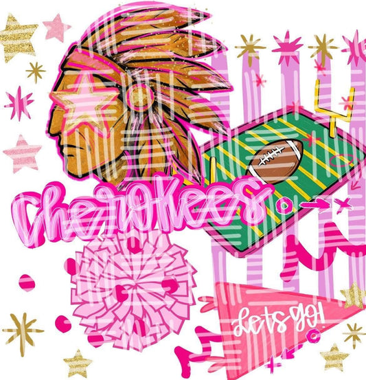 Preppy pink Cherokee