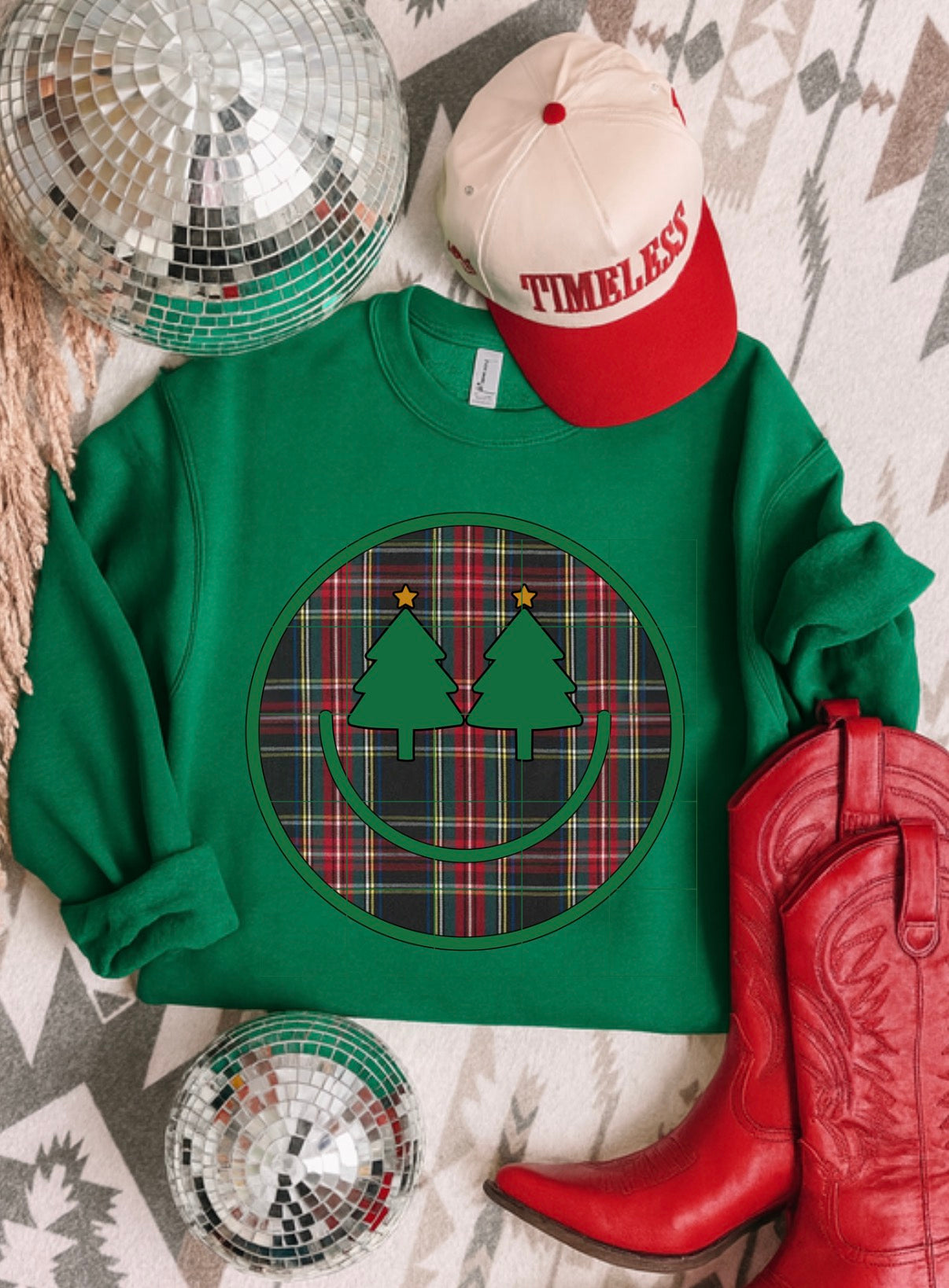 Cmas Plaid Smiley BUNDLE (4 files!)