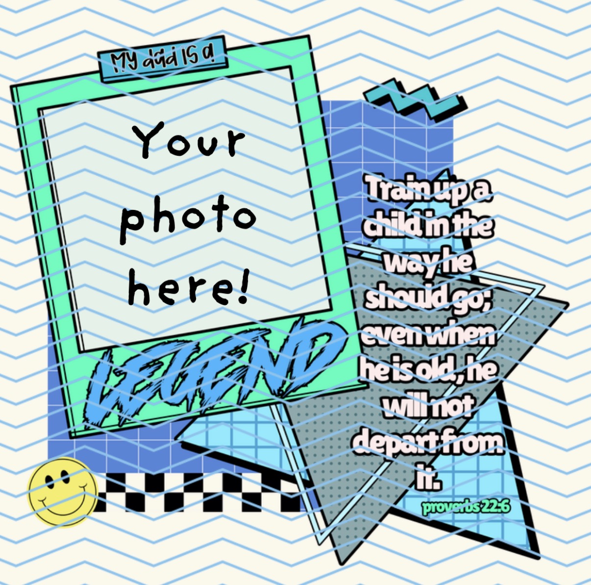 “LEGEND” Fathers Day (girl / boy) *pocket prints included*