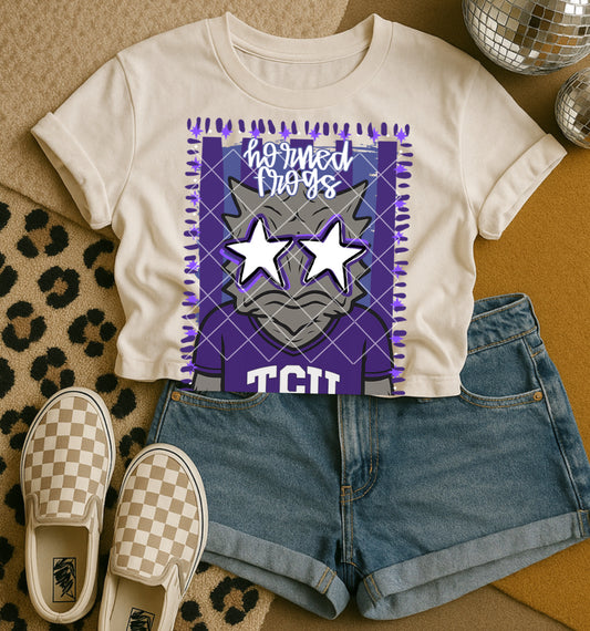 Mascot doodle TCU