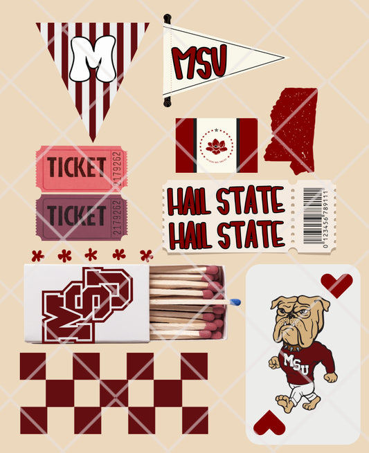 MSU matchbox collage