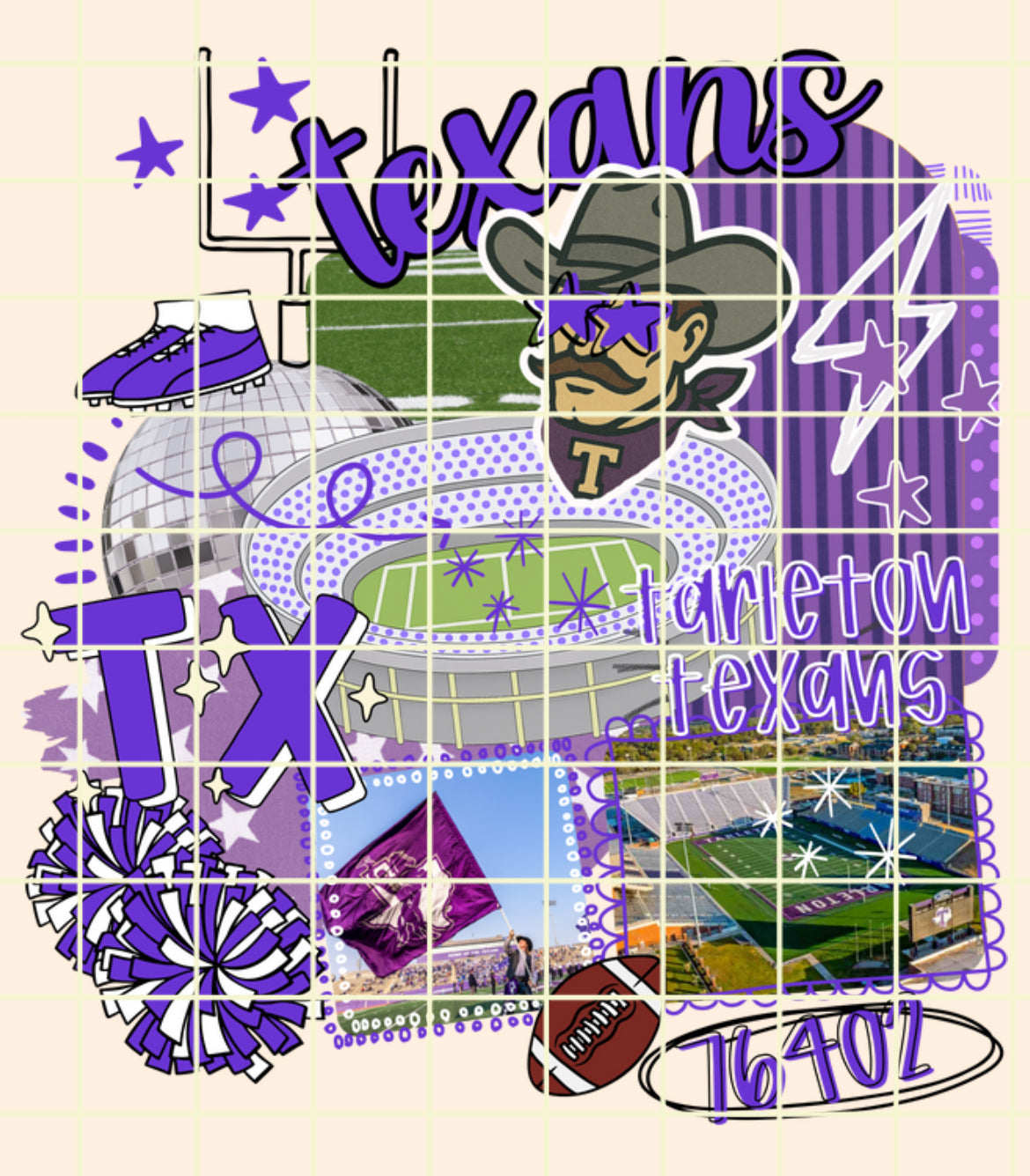 Gameday preppy doodle BUNDLE