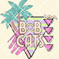 Retro palm bobcats