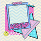 Legend chest print and back print PNG (plain preppy)